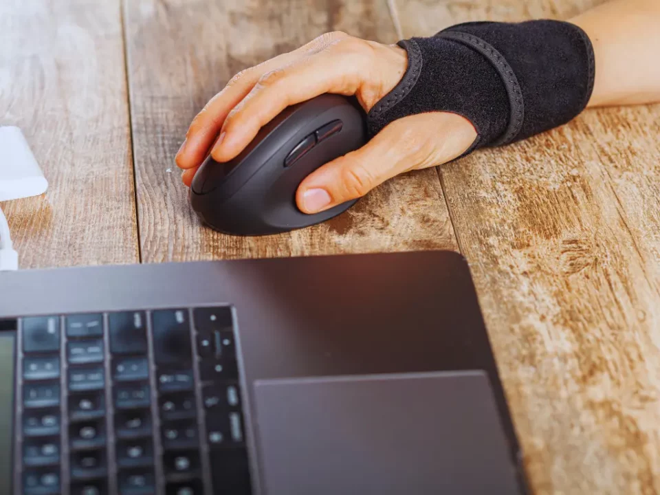 souris ergonomique 45°