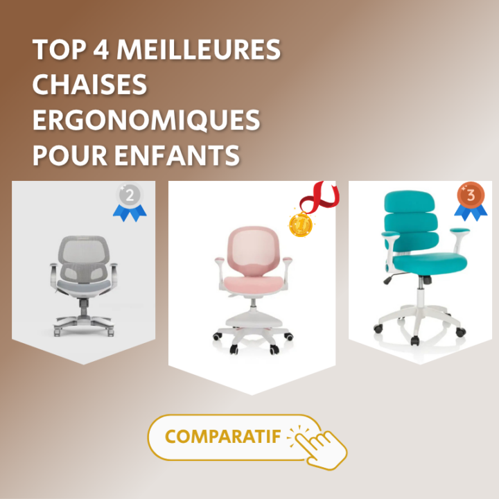 top 4 des meilleures chaises de bureau ergonomiques pour enfants comparatif et avis