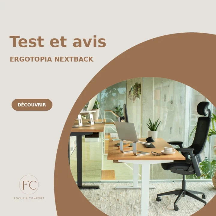 Couverture du test et avis sur la chaise ergonomique Ergotopia NextBack